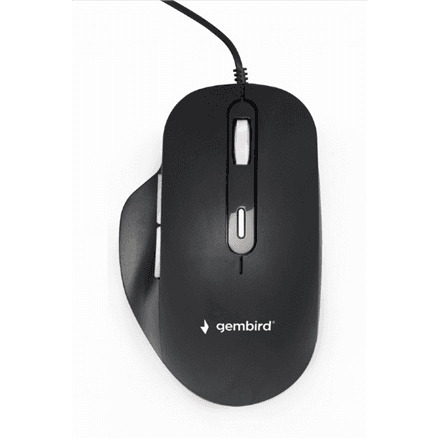 Gembird | Optical USB LED Mouse | MUS-6B-02 | Optical mouse | Black – image 1
