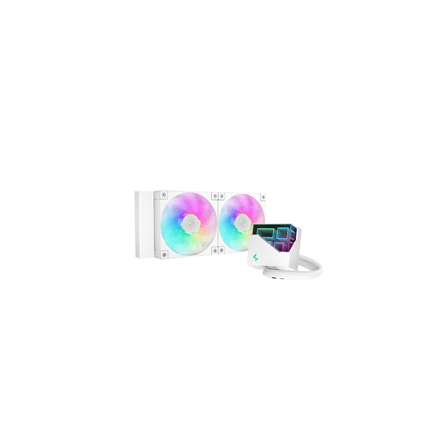 Deepcool | Liquid CPU cooler | LT240 WH ARGB | Intel, AMD – nuotrauka 1