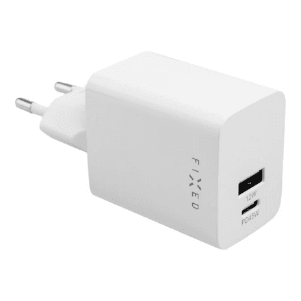 Fixed Mini USB-C/USB Travel Charger 45W | FIXC45M-CU-WH – image 1