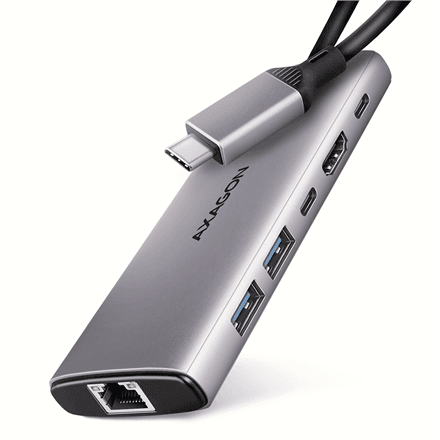 AXAGON Multi port USB-C 10Gbps hub | HMC-6G2L – image 1