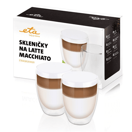 ETA | Latte Macchiato Glasses | ETA418193020 | For coffee | 2 pc(s) | Dishwasher proof – image 1