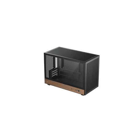 Deepcool Case | CH260 Wood | Black | Micro Tower – nuotrauka 1