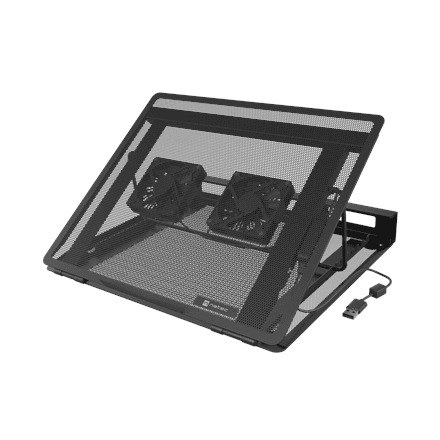 Natec | Laptop Cooler Pad, 2 Fans | Tern 2 Plus | Black – nuotrauka 1