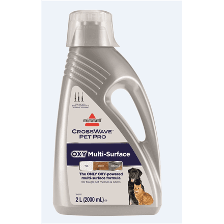 Bissell | CrossWave Pet Pro Oxy Multi-surface formula Cleaning Solution, 2 L – nuotrauka 1