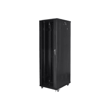 Lanberg | Rack cabinet 19" free-standing 42U/600x1000 (flat pack) | FF01-6042-12B | Black – nuotrauka 1
