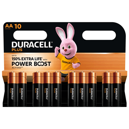 Duracell Plus Boost MN1500 BL10 | AA – nuotrauka 1