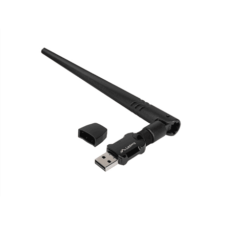 Lanberg USB Adapter Wireless Network Card NC-0900-WIE USB 2.0 Dual Band AX900 1X EXT Antenna – nuotrauka 1