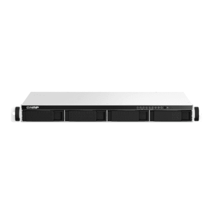 QNAP 1U Short Depth Rackmount 2.5GbE NAS · TS-464eU-8G · Intel Celeron – nuotrauka 1