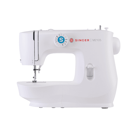 Singer | Sewing Machine | M2105 | Number of stitches 8 | Number of buttonholes 1 | White – image 1