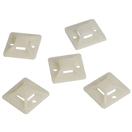 Cable Tie Mounts 20x20 mm | KAB0042 | Self-adhesive, for cable ties – nuotrauka 1