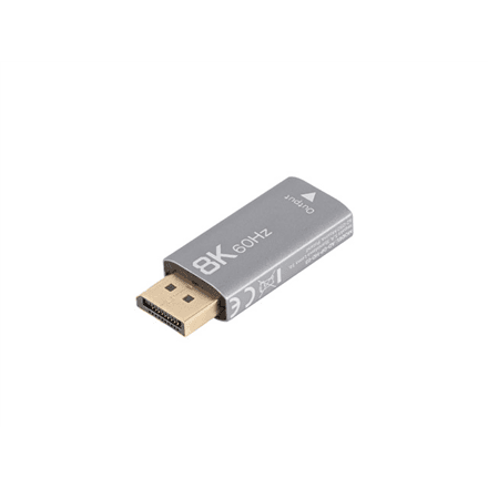 Lanberg Displayport (M) to HDMI (F) Adapter 8K, Silver | AD-DP-HD-03 – nuotrauka 1