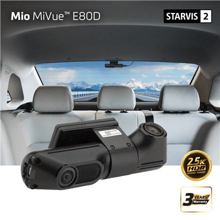 Mio MiVue E80D HDR Dual Rear Camera – image 1