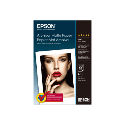 Epson Archival Matte Paper, A3+, 192 g/m2, 50 sheets – image 1