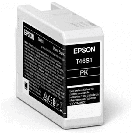 Epson UltraChrome Pro 10 ink | T46S1 | Ink cartrige | Photo Black – image 1