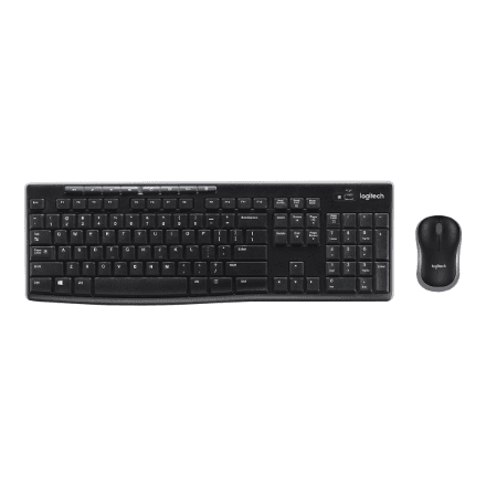 Logitech MK270 | Keyboard and Mouse Set | Wireless | US | Black – nuotrauka 1