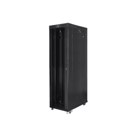 Lanberg Rack cabinet 19" free-standing 47U/800x1200 (flat pack) with glass door, LCD – nuotrauka 1
