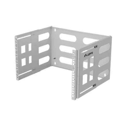 Lanberg Folding Bracket Wall-mount 19" 6U | FB01-5406-10S | Grey – nuotrauka 1