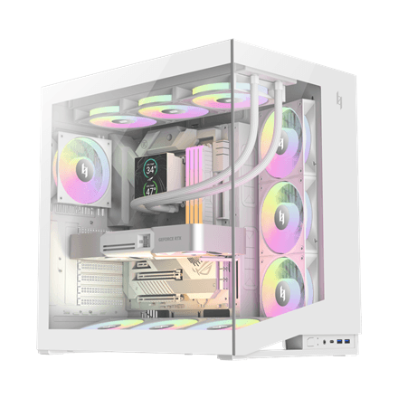 Gamemax Case | NEX C56 WH | ATX – nuotrauka 1