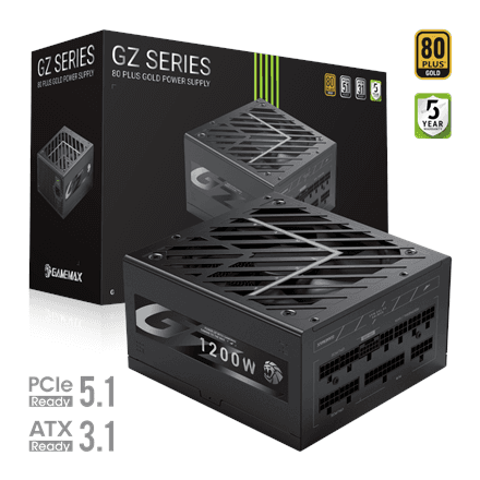 Gamemax PSU | GZ 1200G | 1200 W | Gold | Full Modular – nuotrauka 1