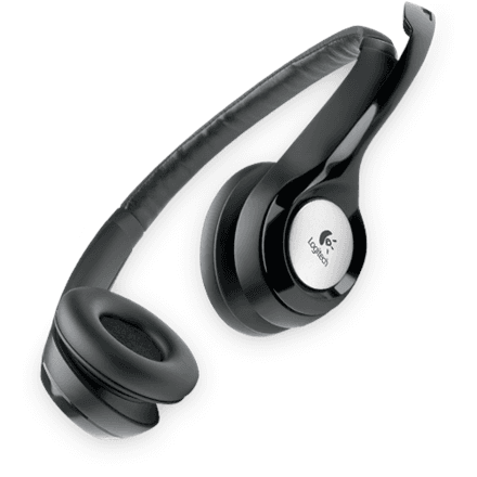 Logitech | Computer headset | H390 | Built-in microphone | USB Type-A | Black – image 1