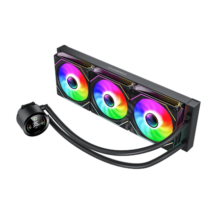 Gamemax CPU Liquid Cooler | ICEBURG 360 DIGITAL BK | Black – nuotrauka 1