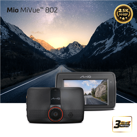 Mio | MiVue 802 | 2.5K 1440P | Wi-Fi | Dash cam | Audio recorder – image 1