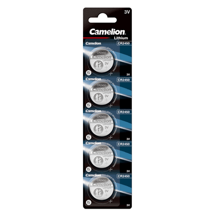 Camelion 3V Lithium Button Cell Battery | CR2450 – nuotrauka 1