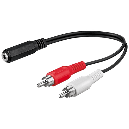 Goobay | Audio cable adapter, 3.5 mm | 50092 – nuotrauka 1