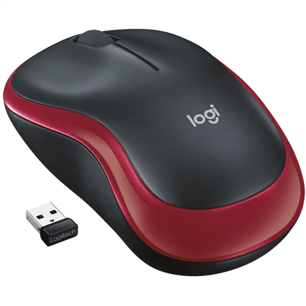 Logitech | Mouse | M185 | Wireless | Red – image 1