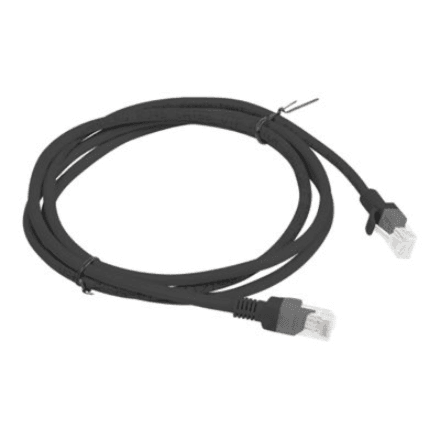 Lanberg | Patch cable - CAT 5e | RJ-45 - male | RJ-45 - male | 1.5 m | Black | Black – image 1