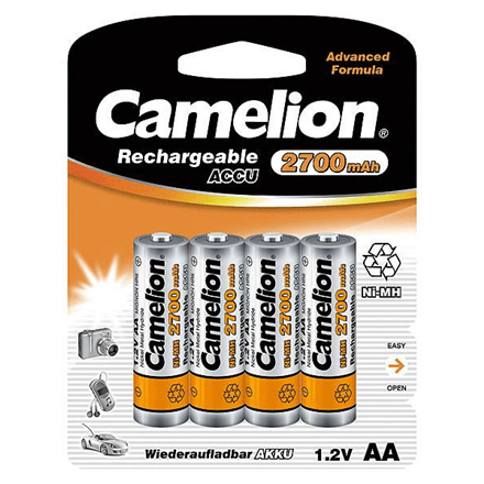 Camelion | AA/HR6 | 2700 mAh | Rechargeable Batteries Ni-MH | 4 pc(s) – image 1