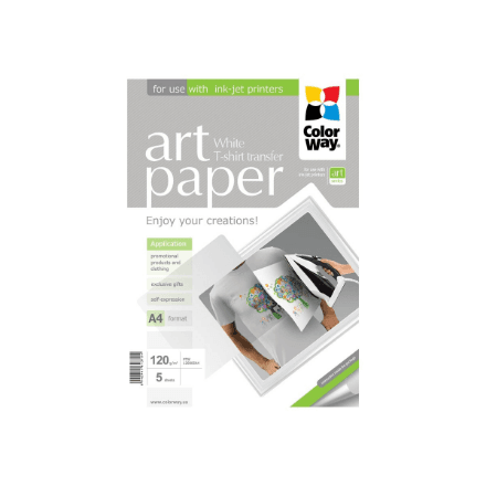 ART | Photo Paper T-shirt transfer (white) | 120 g/m² | A4 – image 1
