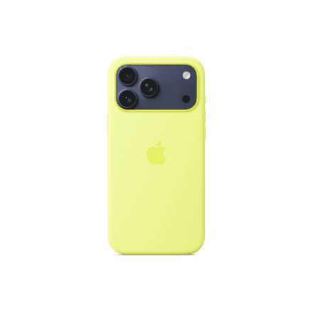 Apple iPhone 17 Pro Max Silicone Case with MagSafe – Neon Yellow | Apple – nuotrauka 1