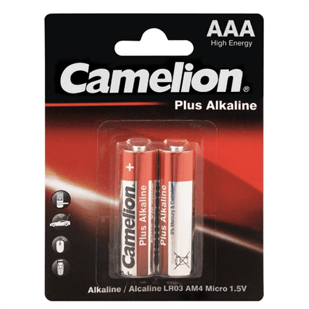 Camelion | AAA/LR03 | Plus Alkaline | 2 pc(s) – image 1