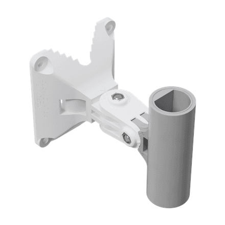 Advanced wall mount adapter for small point to point and sector antennas · QMP · Pole mounted – image 1