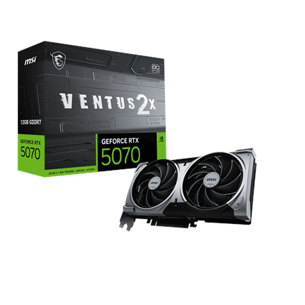 MSI GeForce RTX 5070 12G VENTUS 2X OC · NVIDIA · 12 GB – image 1