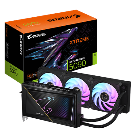 Gigabyte AORUS GeForce RTX 5090 XTREME WATERFORCE 32G · NVIDIA · 32 GB – nuotrauka 1