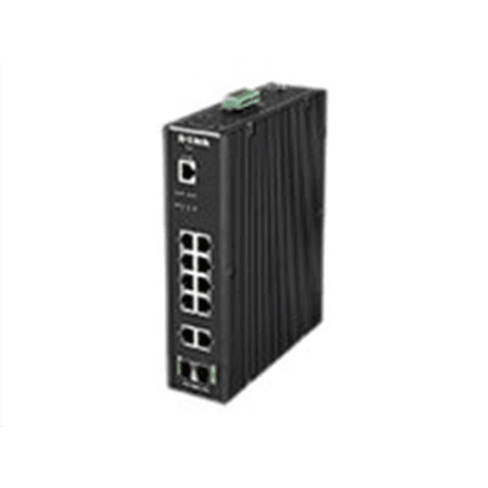 D-LINK DIS-200G-12S L2 Managed Industrial Switch with 10 10/100/1000Base-T and 2 1000Base-X SFP ports · D-Link · 60 month(s) – nuotrauka 1