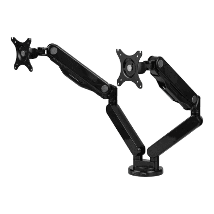 Fellowes | Platinum Series Dual Horizontal Monitor Arm | 8042501 | Black – image 1