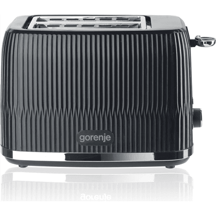 Gorenje Toaster | T850DPB | Number of slots 2 | Housing material Plastic | Black – nuotrauka 1
