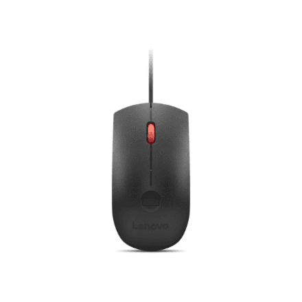 Lenovo Fingerprint Biometric USB Mouse Gen3 | Wired | USB-A | Black/Red – nuotrauka 1