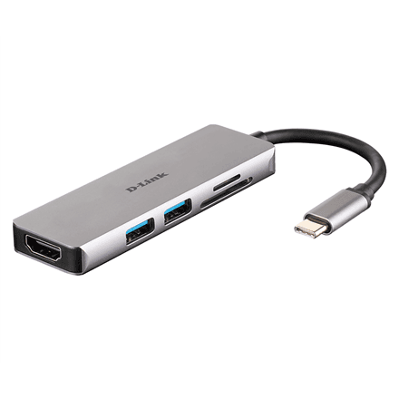 D-Link | 5-in-1 USB-C™ Hub with HDMI and SD/microSD Card Reader | DUB-M530 | USB Type-C – nuotrauka 1