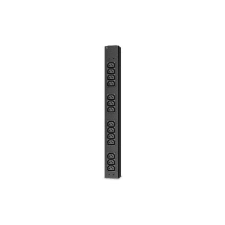 APC RACK PDU, BASIC, HALF HEIGHT, 100-240V/20A, 220-240V/16A, (14) C13 | Schneider Electric – nuotrauka 1
