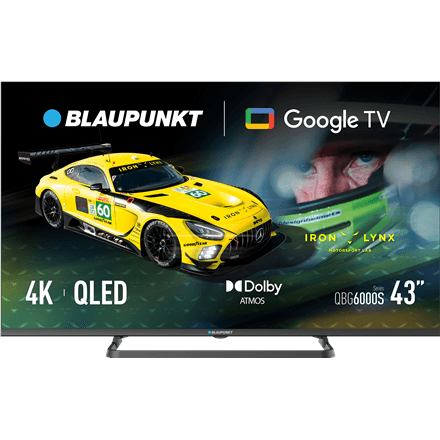 Blaupunkt QLED TV | 43QBG6000S | 43 | Smart TV | Google TV | Black – image 1