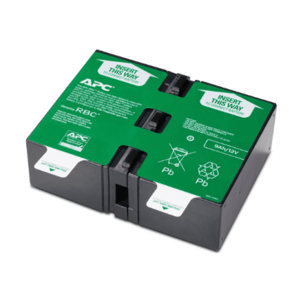 Schneider Electric APC replacement battery cartridge, VRLA battery, 9Ah, 24VDC | APCRBC124 – image 1