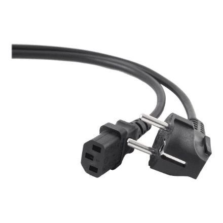 Cablexpert | Power cord (C13), VDE approved | Black – nuotrauka 1