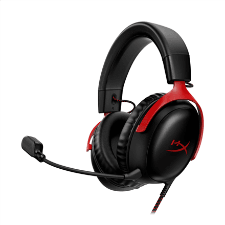 HyperX | Headset | Cloud III | Built-in microphone | 3.5 mm | Black/Red – image 1
