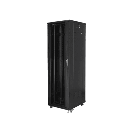 Lanberg | Rack cabinet 19" free-standing 42U/600x800 (flat pack) | FF01-6842-12B | Black – nuotrauka 1