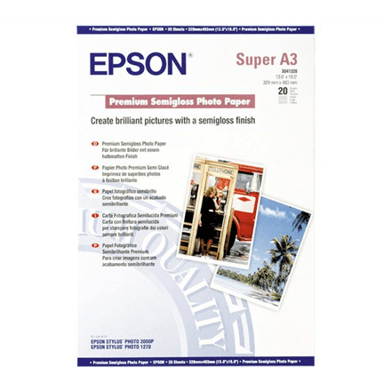 Epson Semigloss Photo Paper DIN A3+, 250g/m2, 20 sheets – nuotrauka 1