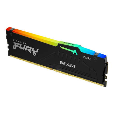 Kingston KF560C30BBEA-32 32GB 6000MT/s DDR5 CL30 DIMM FURY Beast Black RGB EXPO | Kingston – nuotrauka 1